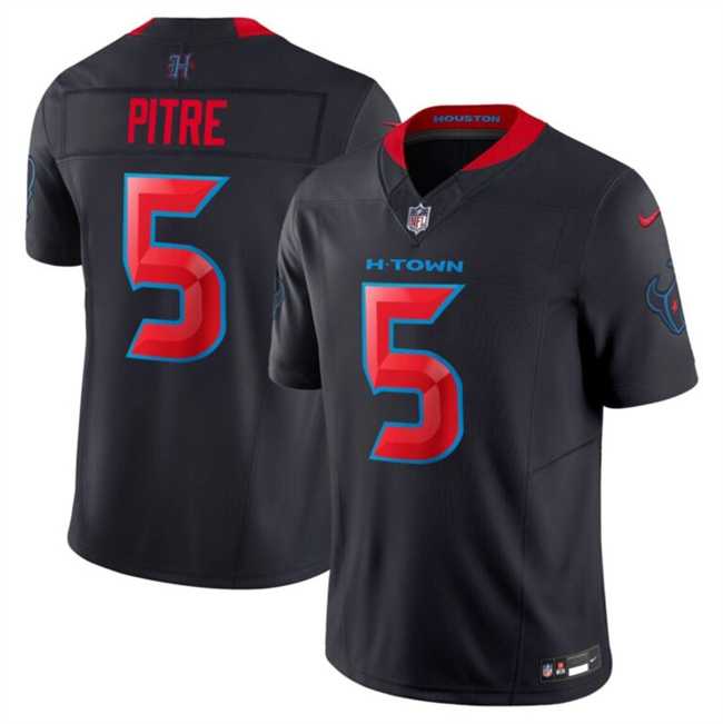 Men & Women & Youth Houston Texans #5 Jalen Pitre Navy 2024 2nd Alternate F.U.S.E Vapor Stitched Jersey,We sell and wholesale Men & Women & Youth Houston Texans #5 Jalen Pitre Navy 2024 2nd Alternate F.U.S.E Vapor Stitched Jersey on line form chian!